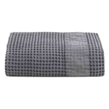 Telo da Bagno Nido d'Ape StoneWashed con Bordo in Lino - Jaspy Telo Spugna Lisola Stone 150x100cm Baguio