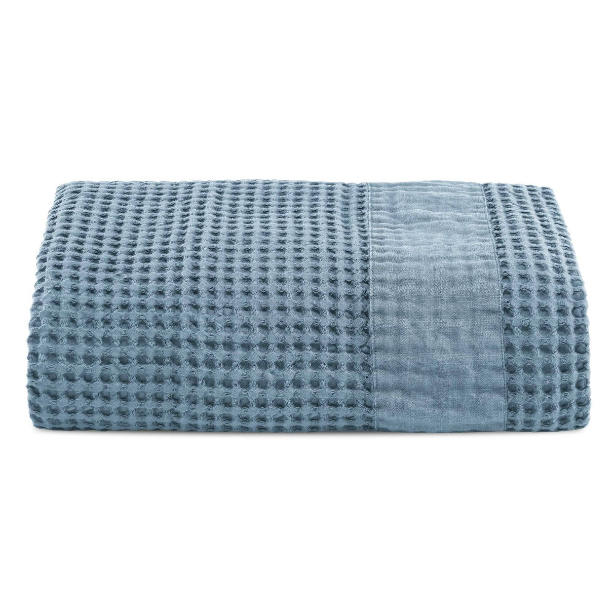 Telo da Bagno Nido d'Ape StoneWashed con Bordo in Lino - Jaspy Telo Spugna Lisola Stone 150x100cm Regolo