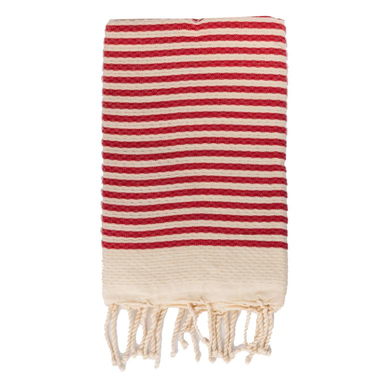 Telo Mare Fouta in Puro Cotone a Righe Larghe - Hammam Telo Mare Tadé Imperiale