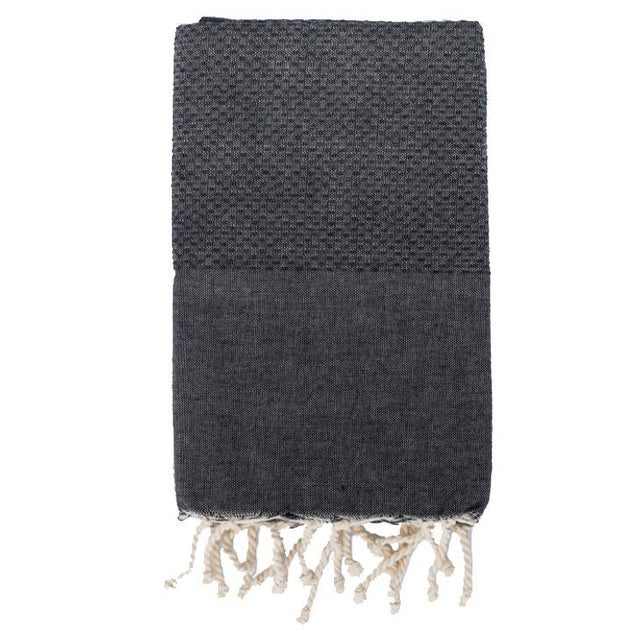 Telo Mare Fouta in Puro Cotone Tinta Unita - Hammam Telo Mare Tadé Pomice