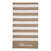 Telo Mare in Cotone Velour Tinto in Filo - Honolulu Telo Mare Blumarine Beige