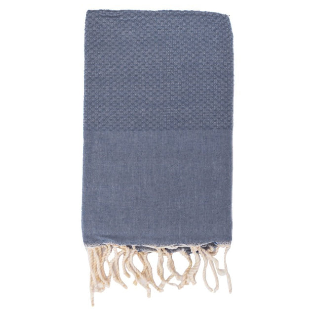 Telo Mare in Fouta di Puro Cotone Tinta Unita - Hammam Telo Mare Lisola Blu (Persia)