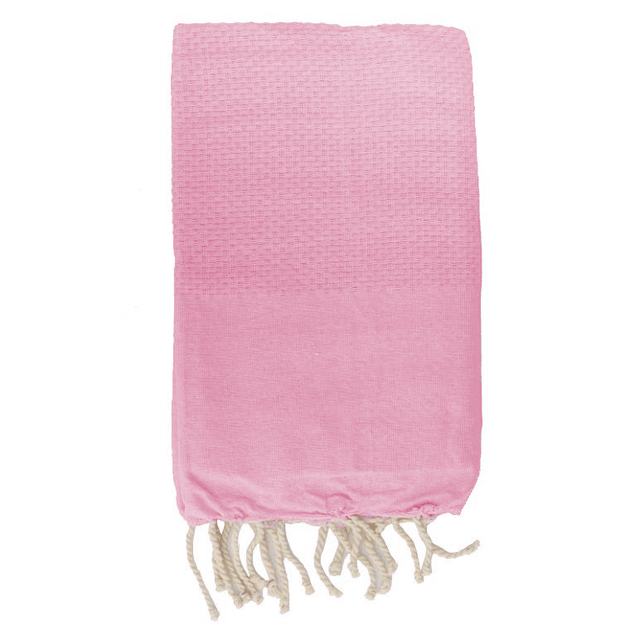 Telo Mare in Fouta di Puro Cotone Tinta Unita - Hammam Telo Mare Lisola Rosa (Canina)