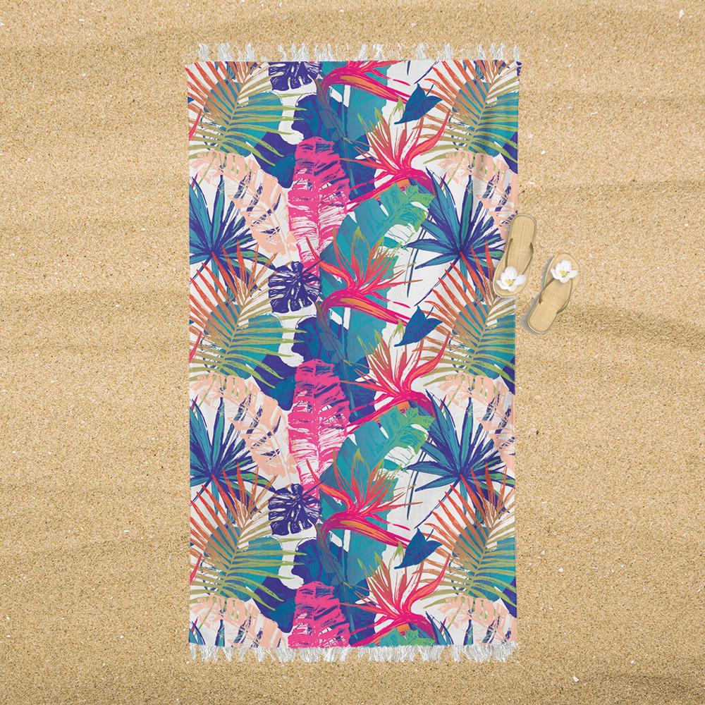 Telo Mare in Microspugna di Puro Cotone Plant Life - Daunex