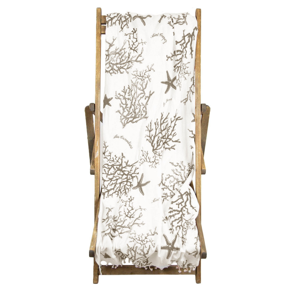 Telo Mare in Puro Cotone Nido D'ape - Canoubier Telo Mare Marinette Saint-Tropez Corda