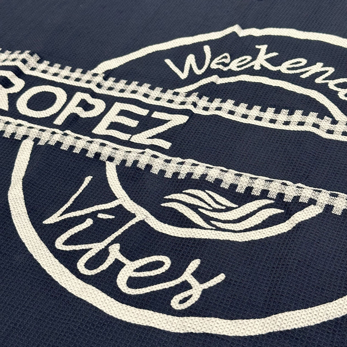 Telo Mare in Puro Cotone Nido D'ape - Weekend Vibes Telo Mare Marinette Saint-Tropez