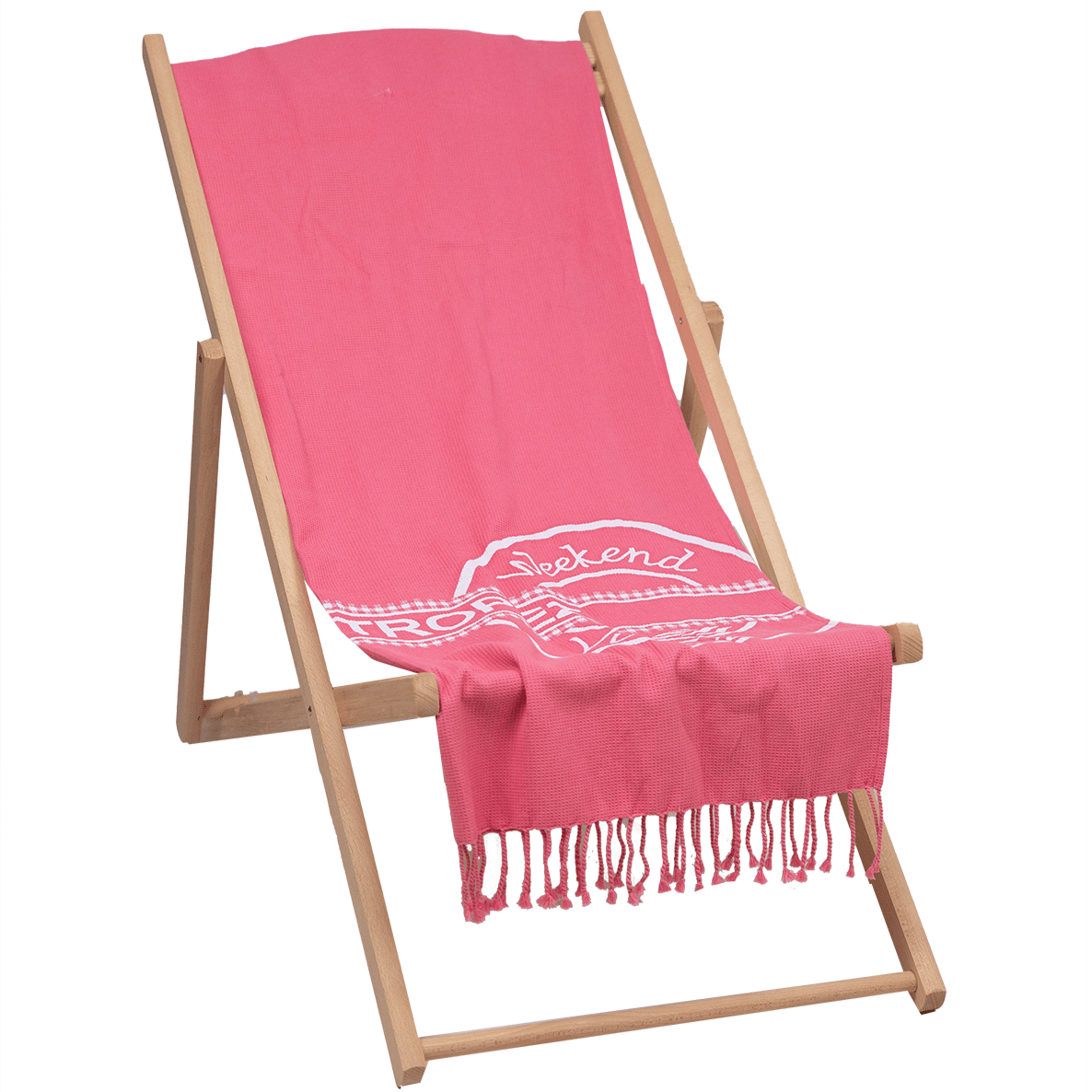 Telo Mare in Puro Cotone Nido D'ape - Weekend Vibes Telo Mare Marinette Saint-Tropez Rosa