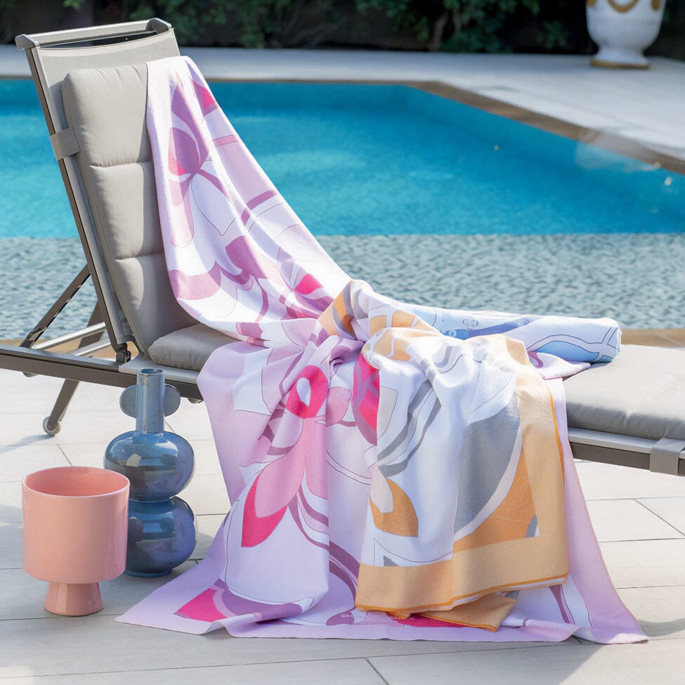 Telo Mare in Spugna di Cotone Fantasia - Garden Telo Mare Dondi