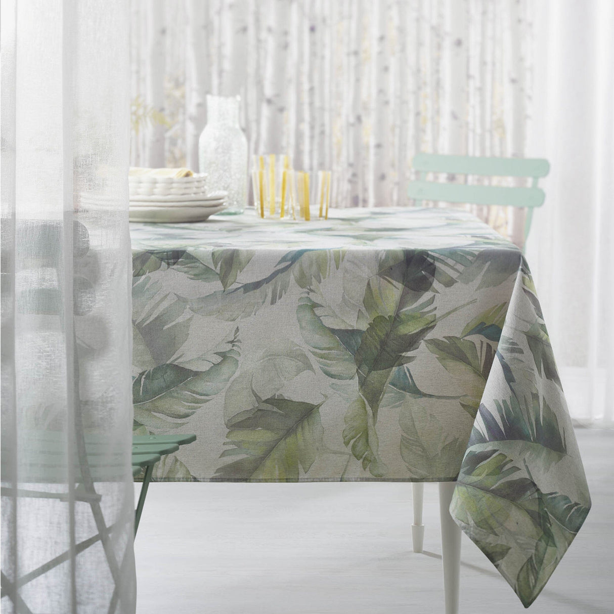 Tovaglia Antimacchia in Cotone Resinato - Sauce Tovaglia Resinata Lisola