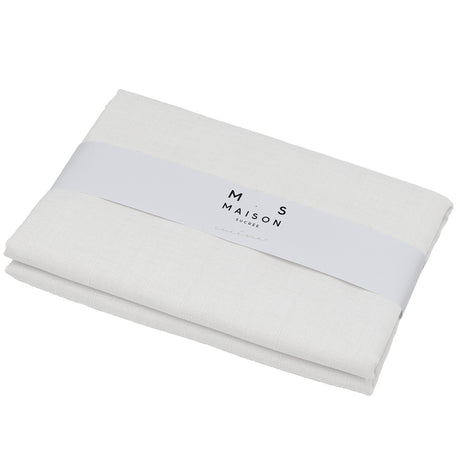 Tovaglia Antimacchia in Tinta Unita - Korin Tovaglia Resinata Maison Sucrée 140x180cm Bianco
