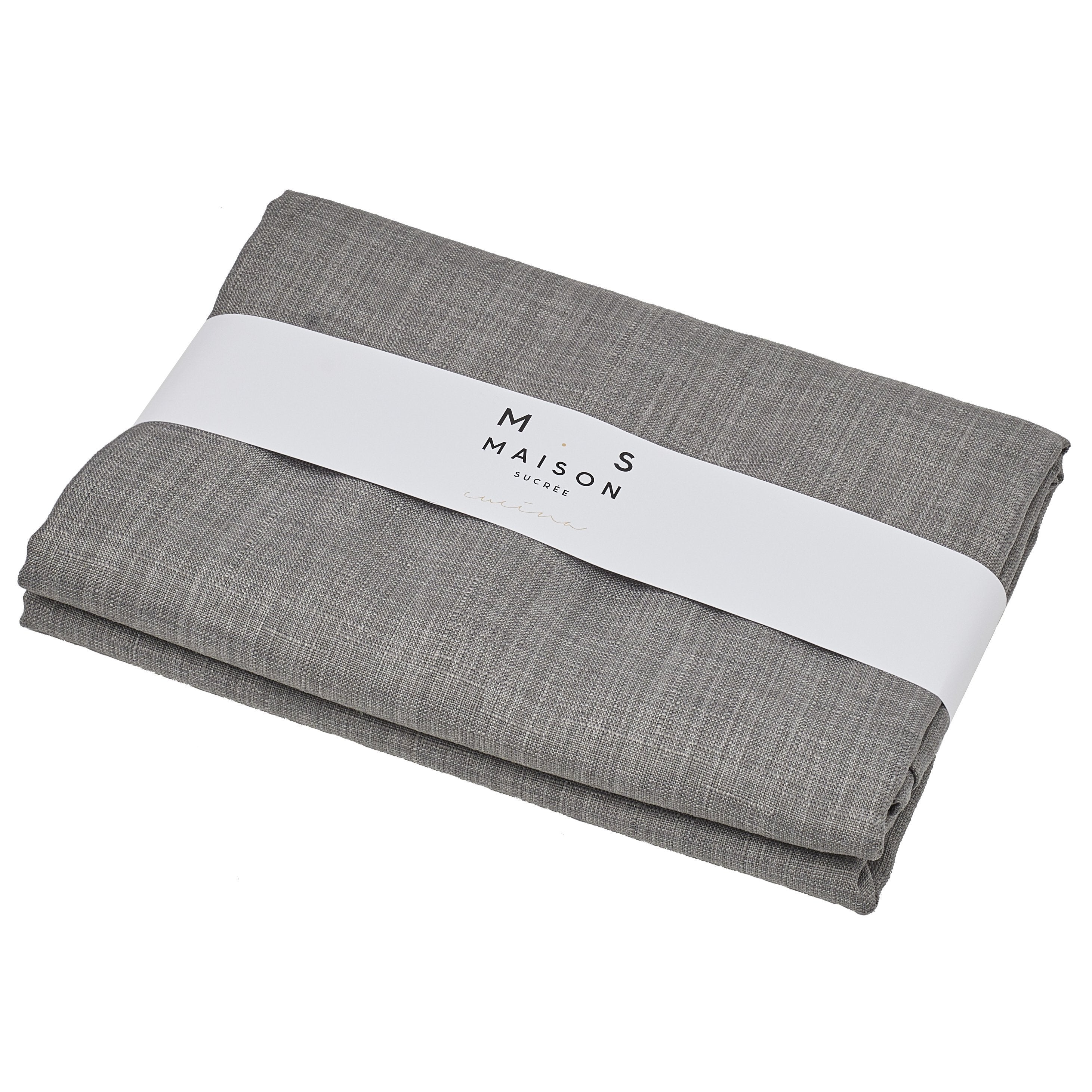 Tovaglia Antimacchia in Poliestere - Korin Tovaglia Resinata Maison Sucrée 140x180 Grigio