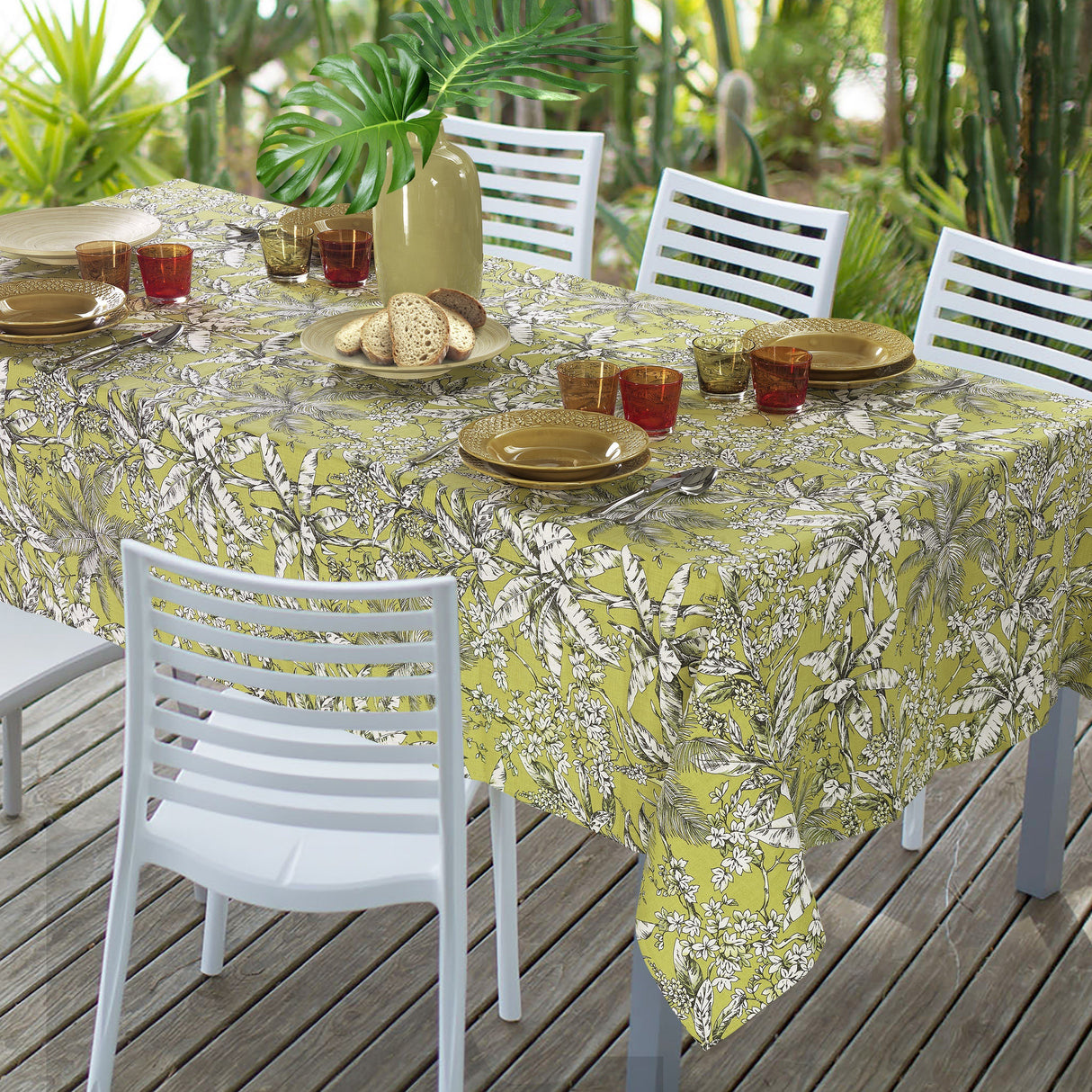 Tovaglia in Cotone con Fantasia - Barbados Tovaglia Lisola 150x180CM