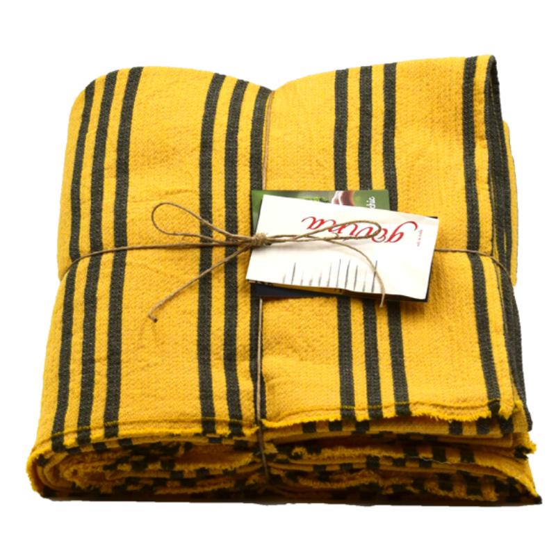 Tovaglia in Cotone con Fantasia - Riky Tovaglia Govina 150x180CM Giallo