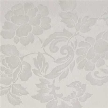 Tovaglia in Fiandra di Puro Cotone - Rose Tovaglia Lisolastore 150x180 + 6 Tovaglioli Argento