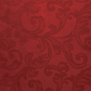 Tovaglia in Fiandra di Puro Cotone - Rusticana Tovaglia Lisolastore 150x180 + 6 Tovaglioli Rosso 