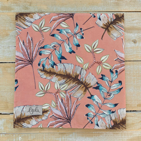 Tovaglia in Puro Cotone Fantasia Floreale - Gilda Tovaglia Lisola 140x180 Rosa
