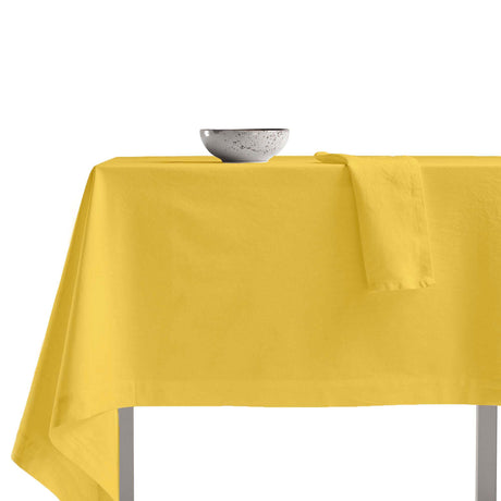 Tovaglia in Puro Cotone StoneWashed NO STIRO - Cales Tovaglia Lisola Oro 140X180