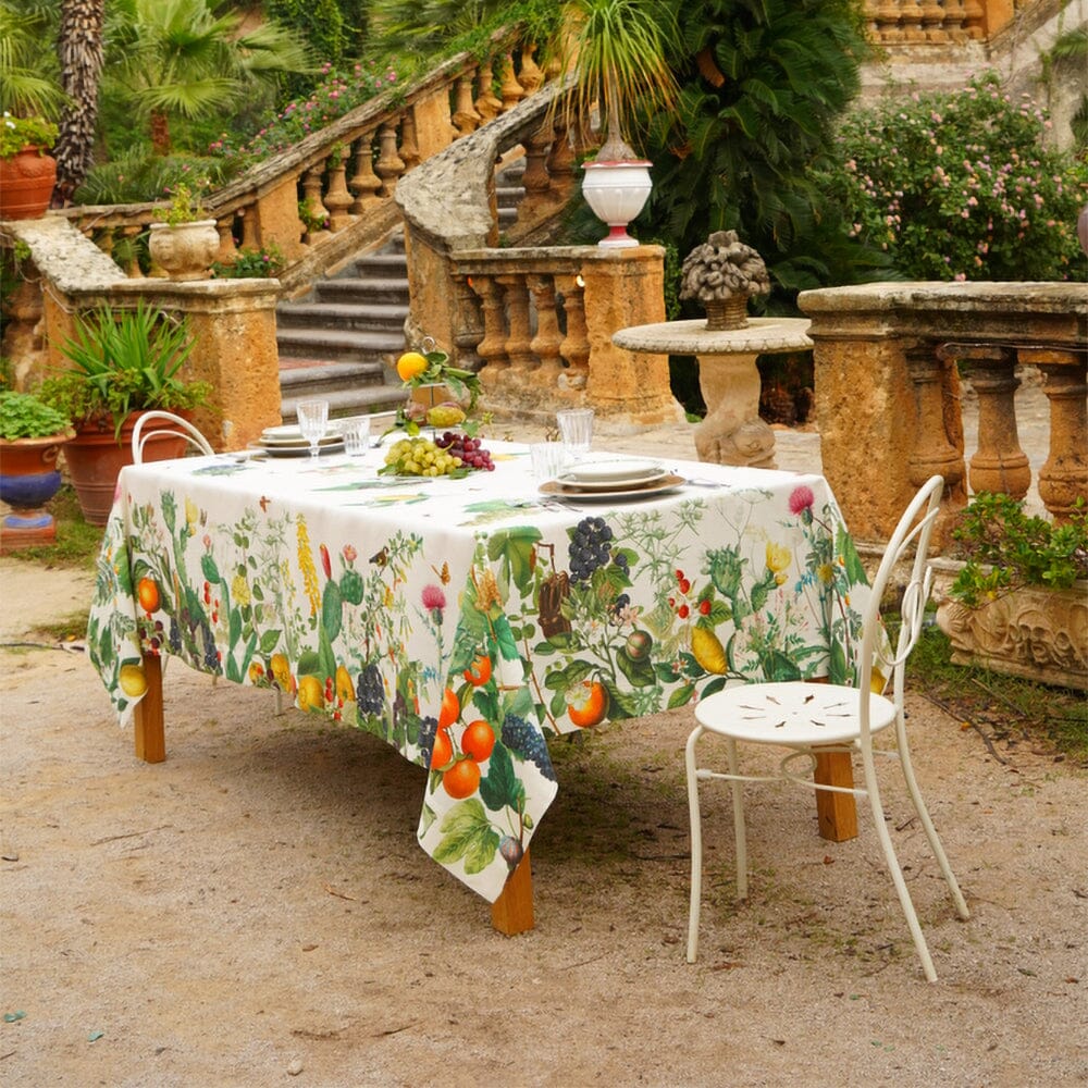 Tovaglia in Puro Lino Fantasia Stampata - Montedoro Tovaglia Napking 180x270cm