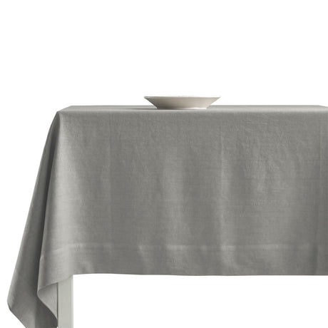 Tovaglia in puro Lino StoneWashed NO STIRO - Andromeda Tovaglia Lisola Grigio Chiaro (Prisma) 140x180