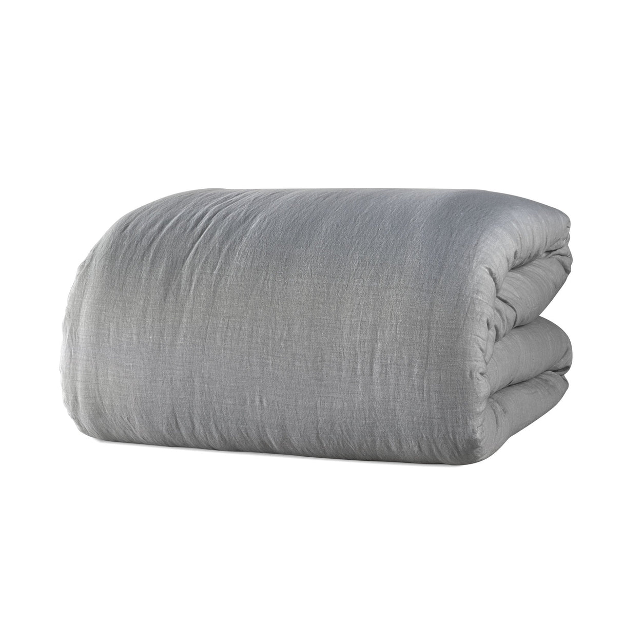 Trapunta in Cotone e Lino StoneWashed NO Stiro - Luxury Trapuntino Estivo Lisola Matrimoniale Grigio (Baguio)