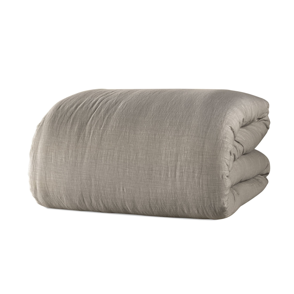 Trapunta in Cotone e Lino StoneWashed NO Stiro - Luxury Trapuntino Estivo Lisola Matrimoniale Grigio (Prisma)