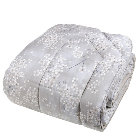 Trapunta in Percalle di Puro Cotone - Kimono Trapunta Fazzini Matrimoniale Naturale