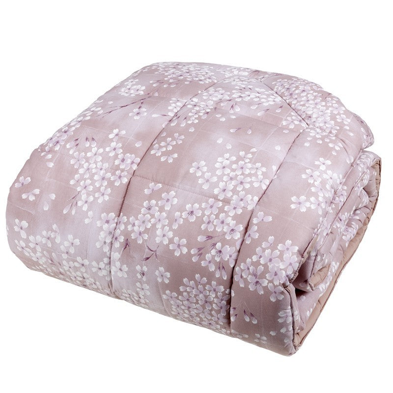 Trapunta in Percalle di Puro Cotone - Kimono Trapunta Fazzini Matrimoniale Rosa