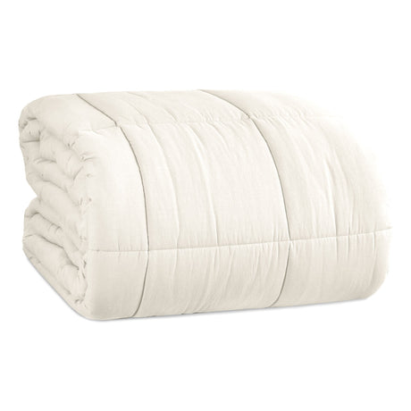 Trapunta in Puro Cotone Tinto in Capo - Atlantico Trapunta Lisola Matrimoniale Avorio