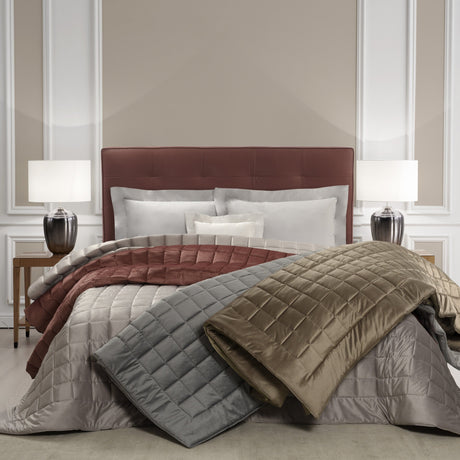 Trapunta Invernale in Puro Cotone Tinta Unita - Velour Trapunta Dea