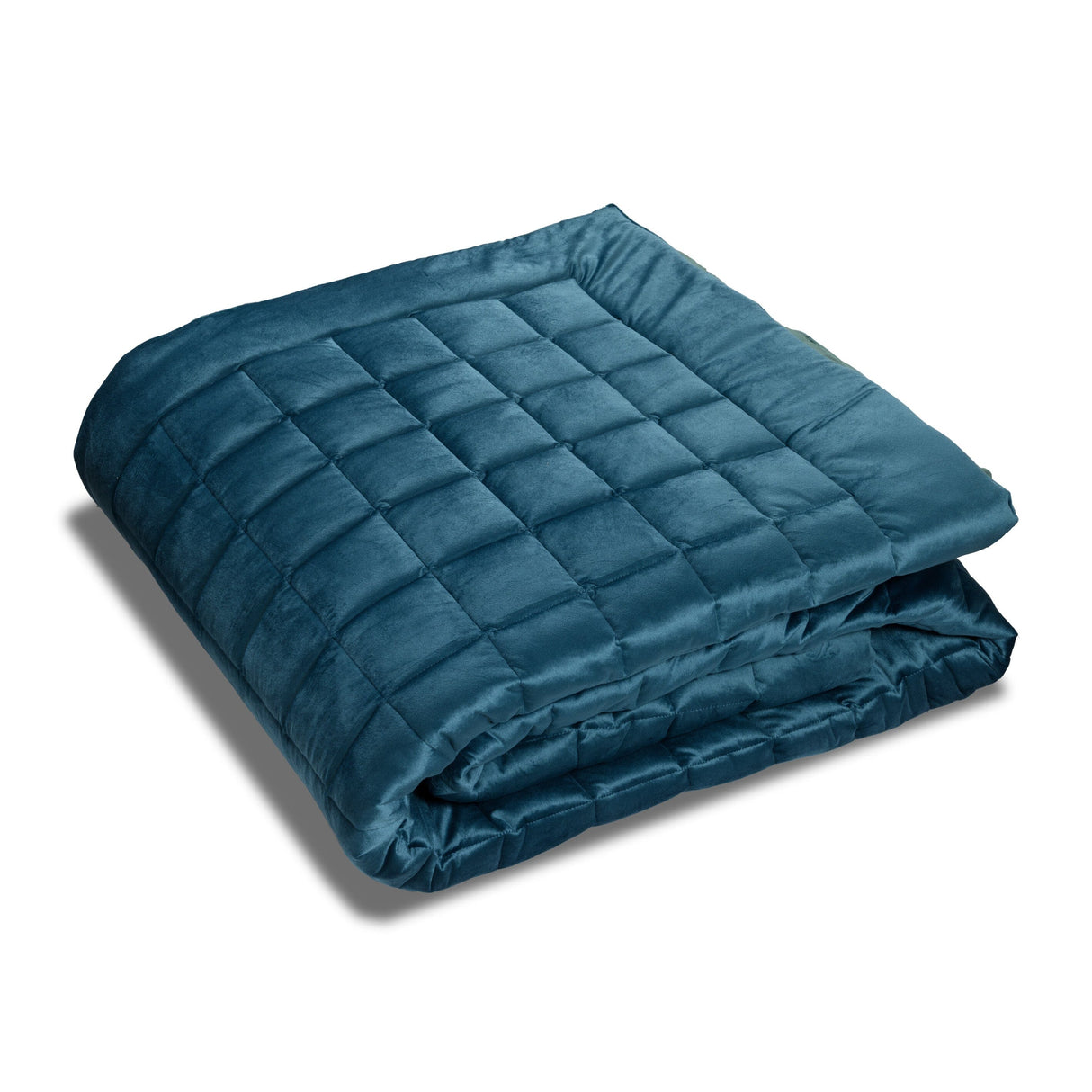 Trapunta Invernale in Puro Cotone Tinta Unita - Velour Trapunta Dea Matrimoniale Blu