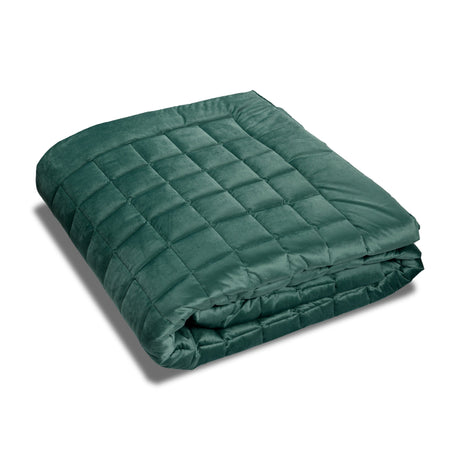 Trapunta Invernale in Puro Cotone Tinta Unita - Velour Trapunta Dea Matrimoniale Verde