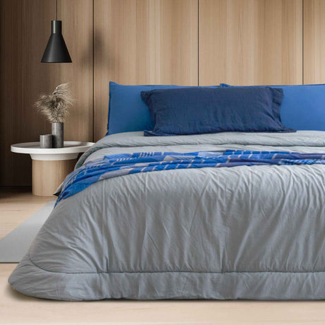 Trapunta Puro Cotone StoneWashed NO Stiro - Loira Trapunta Lisola