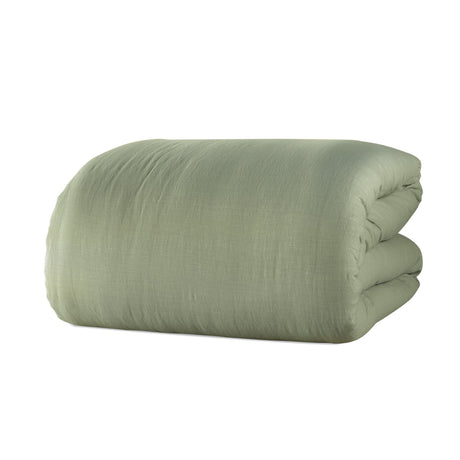 Trapunta Puro Cotone StoneWashed NO Stiro - Loira Trapuntino Estivo Lisola Matrimoniale Verde (Bosco)