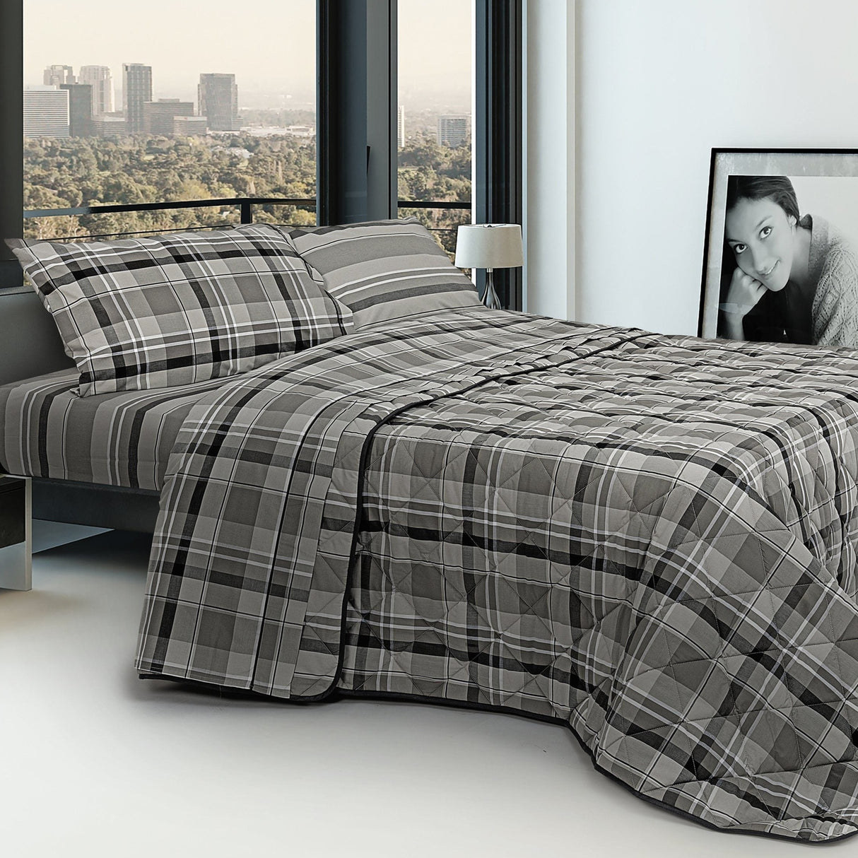 Trapuntino Leggero in Percalle di Cotone con Stampa - Bristol Trapuntino Estivo Daunex