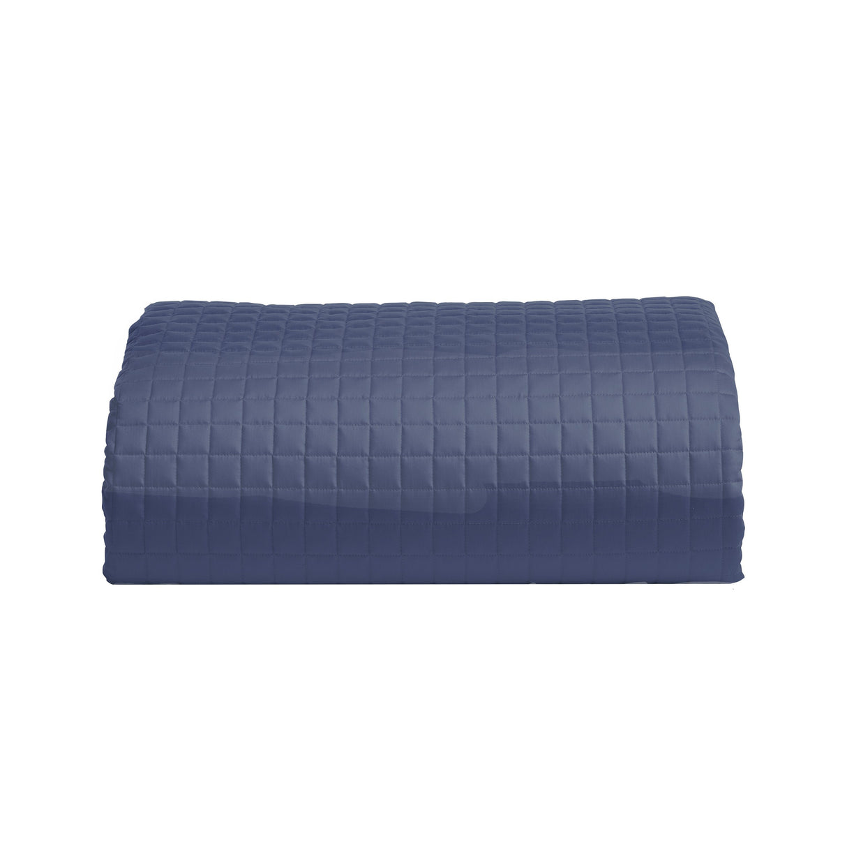 Trapuntino leggero in Rasatello di Cotone in Tinta Unita - Marrakech Trapuntino Estivo Creole Home Blu