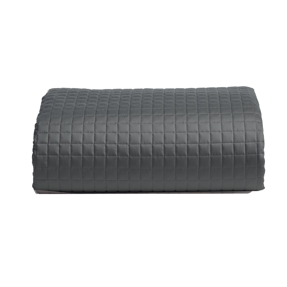 Trapuntino leggero in Rasatello di Cotone in Tinta Unita - Marrakech Trapuntino Estivo Creole Home Piombo