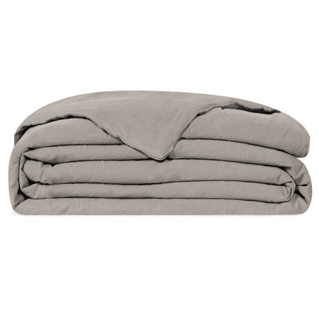 Trapuntino leggero Puro Cotone StoneWashed NO Stiro - Loira Trapuntino Estivo Loft by BiancoPerla Singolo Grigio (Prisma)