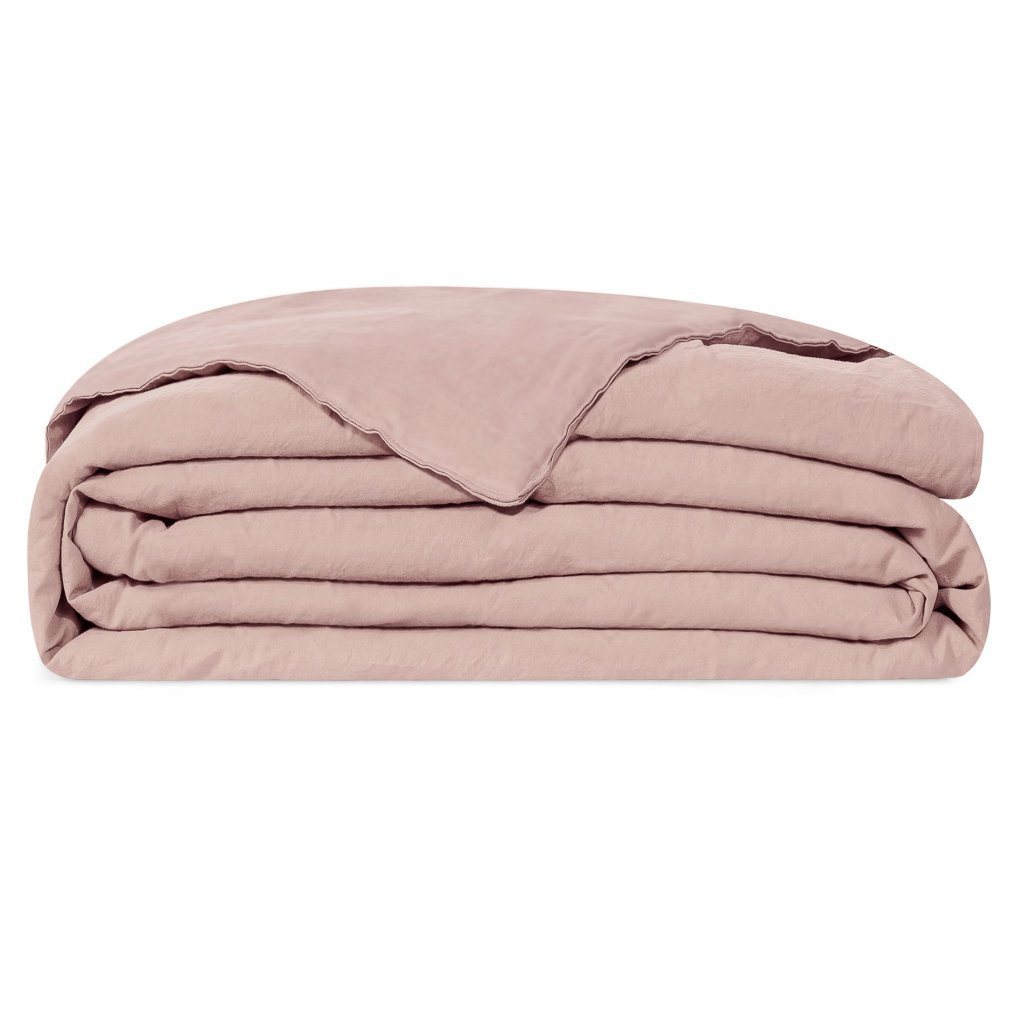 Trapuntino leggero Puro Cotone StoneWashed NO Stiro - Loira Trapuntino Estivo Loft by BiancoPerla Singolo Rosa (Incenso)