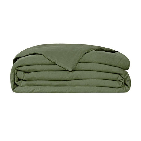 Trapuntino leggero Puro Cotone StoneWashed NO Stiro - Loira Trapuntino Estivo Lisola Singolo Verde (Timo)