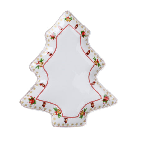 Vassoio a Forma di Albero in Porcellana - Chalet Vassoio Villa Altachiara