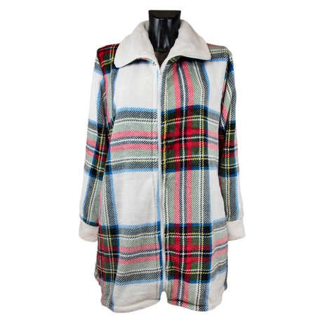 Vestaglia in Micropile Scozzese - Tartan Vestaglia Daunex Small Naturale