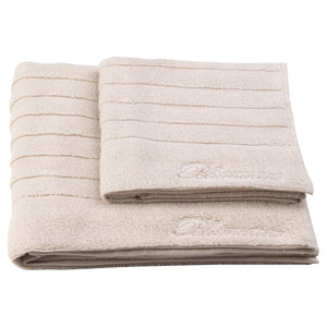 Coppia Asciugamani in Spugna di Cotone Jacquard - Mademoiselle