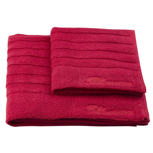 Coppia Asciugamani in Spugna di Cotone Jacquard - Mademoiselle