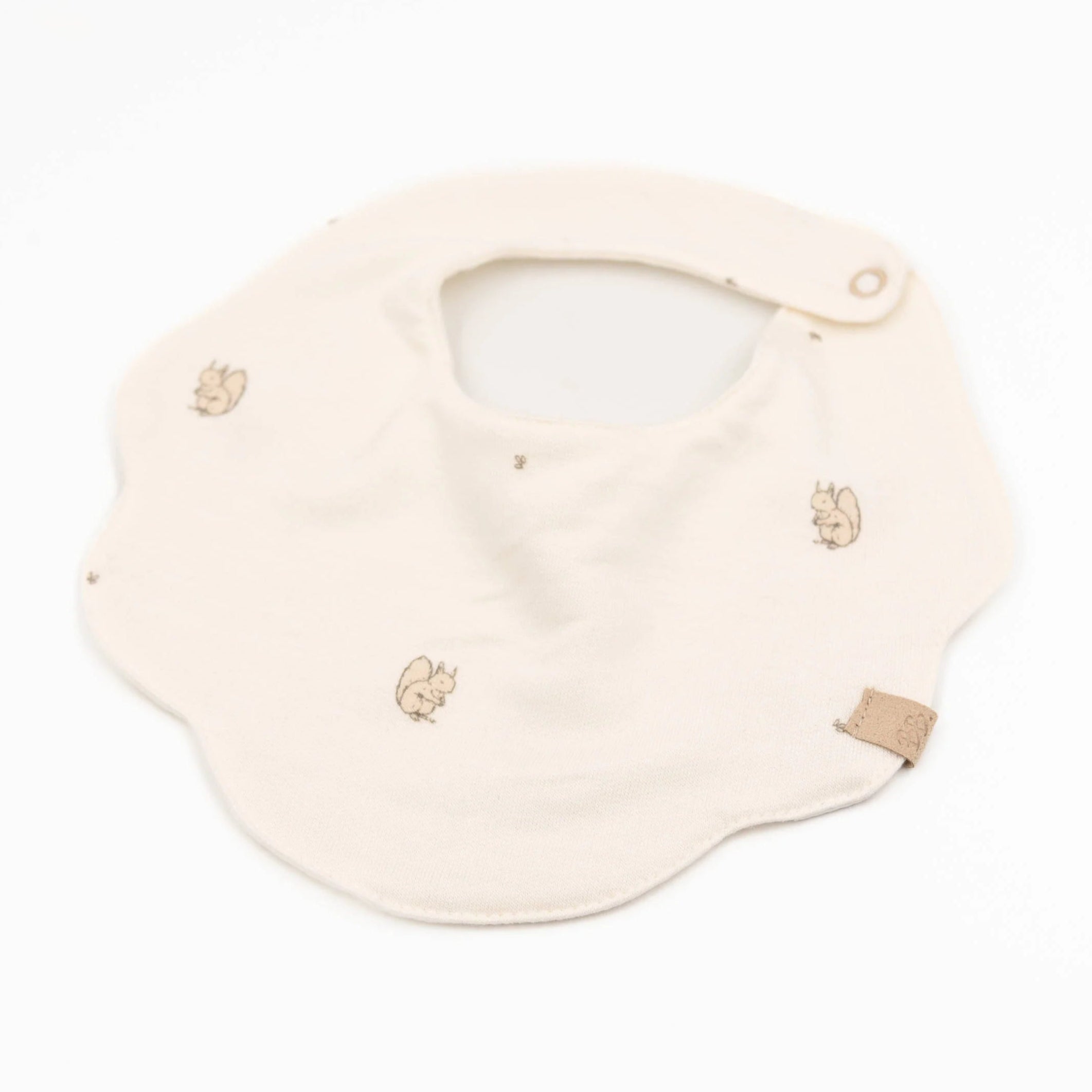 Bavaglino Fiore in Spugna di Bambù Organico - Squirrel