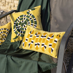 Cuscino in Puro Cotone Ricamato - Yoka