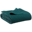 Copriletto a Nido D'Ape StoneWashed in Cotone Riciclato Tinta Unita - Maia Recycle