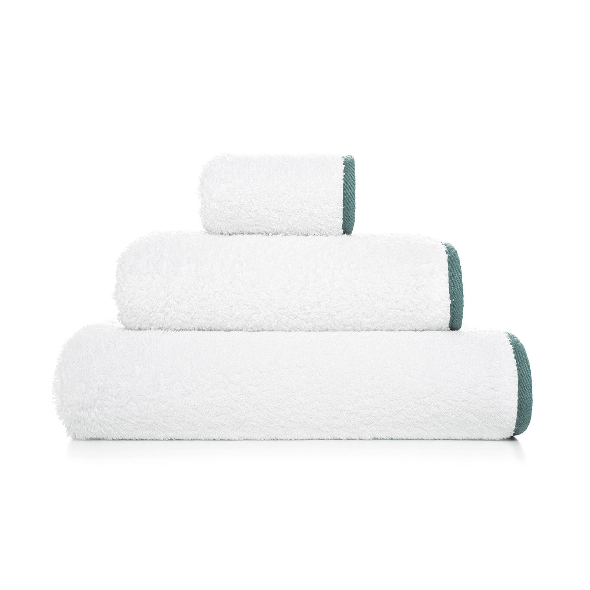 Graccioza Egoist Asciugamano Ospiti Di Lusso 30x50 Cm - Cotone Egiziano Giza 800g/m² - Bianco