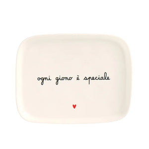 Piatto Rettangolare in Grès - Ogni Giorno è Speciale