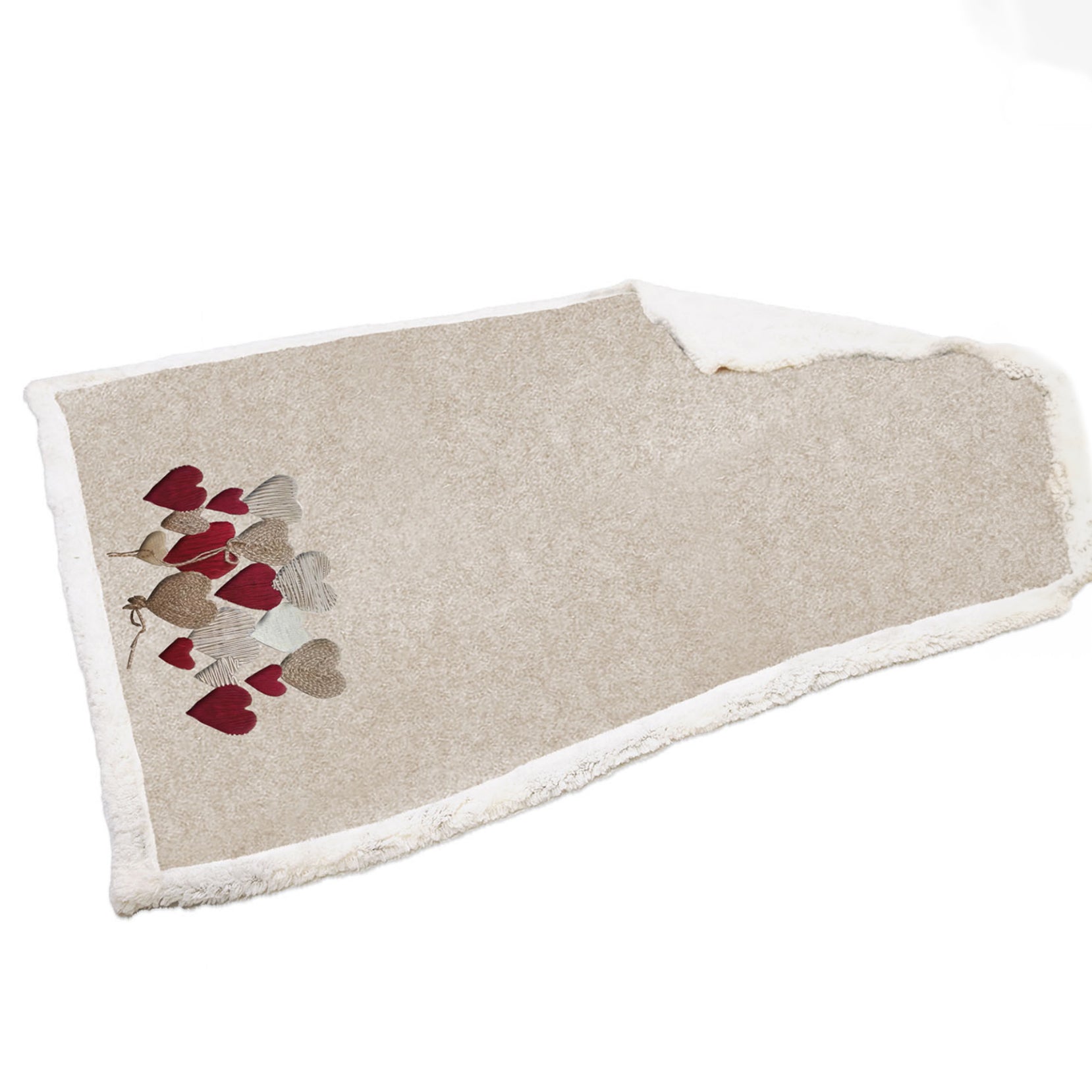 Plaid in MicroPile con Borsa Coordinata - Lovely