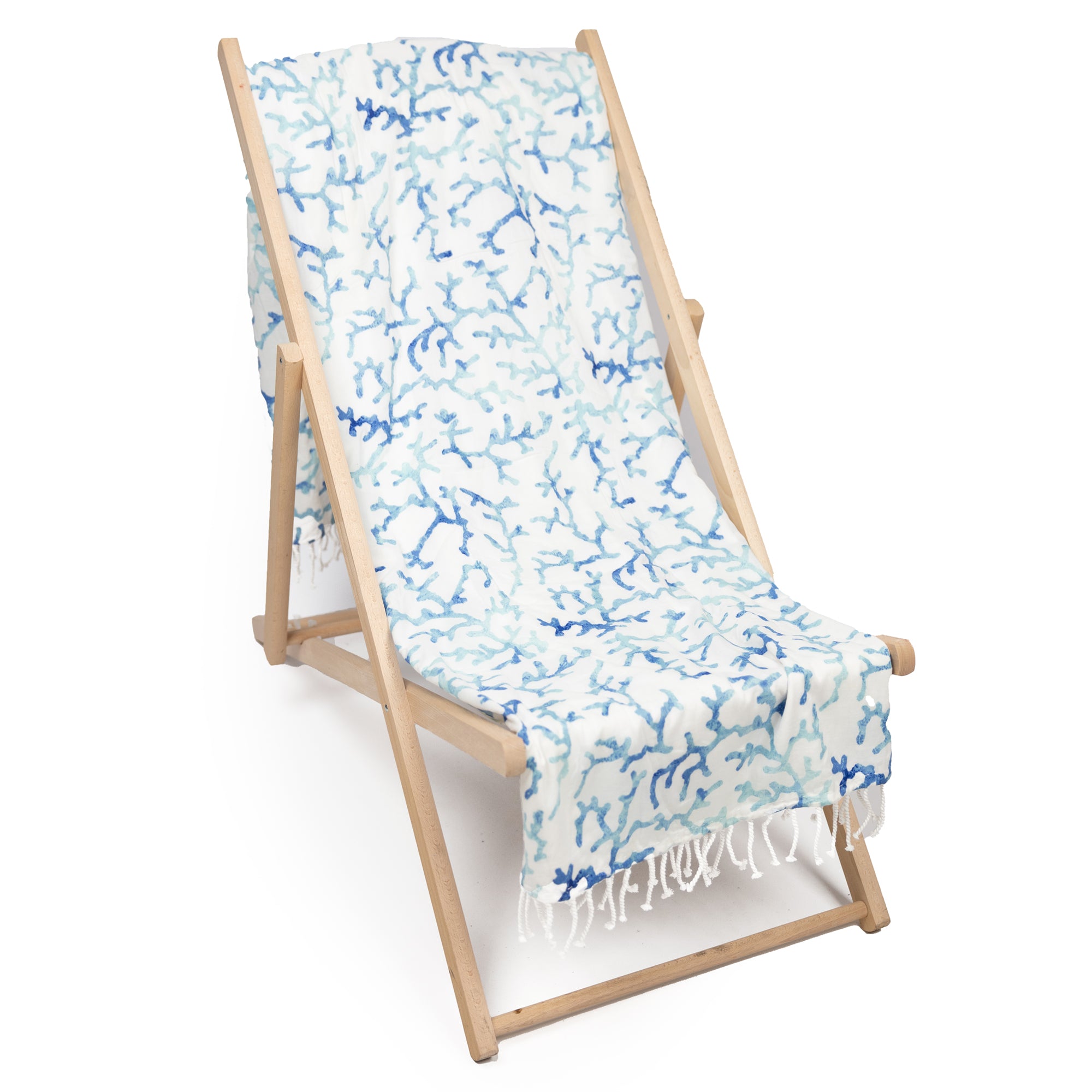 Telo Mare in Spugna di Cotone Fantasia Stampata - Fidji